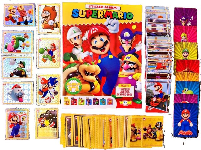 Super Mario Bros: Álbum Completo A Pegar foto 1