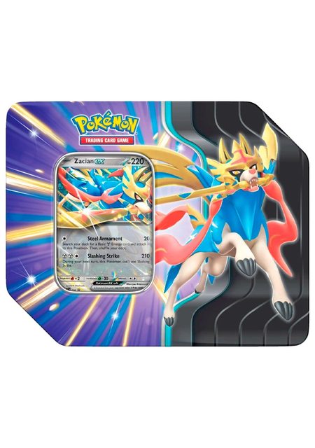 Scarlet & Violet – Twilight Masquerade – Zacian Ex - Latas Normales | Latas Estandar – Ingles foto 1