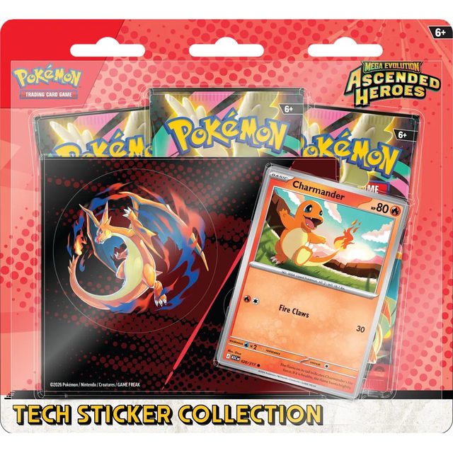 Mega Evolution – Ascended Heroes – Tech Sticker Collection – Ingles [PREVENTA] foto 1