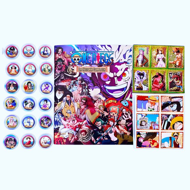 One Piece: La Historia Completa: Álbum Completo A Pegar + Tazos Coleccion foto 1