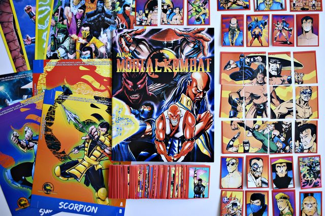 Mortal Kombat (1995) [8 Regalos]: Álbum Completo A Pegar foto 1