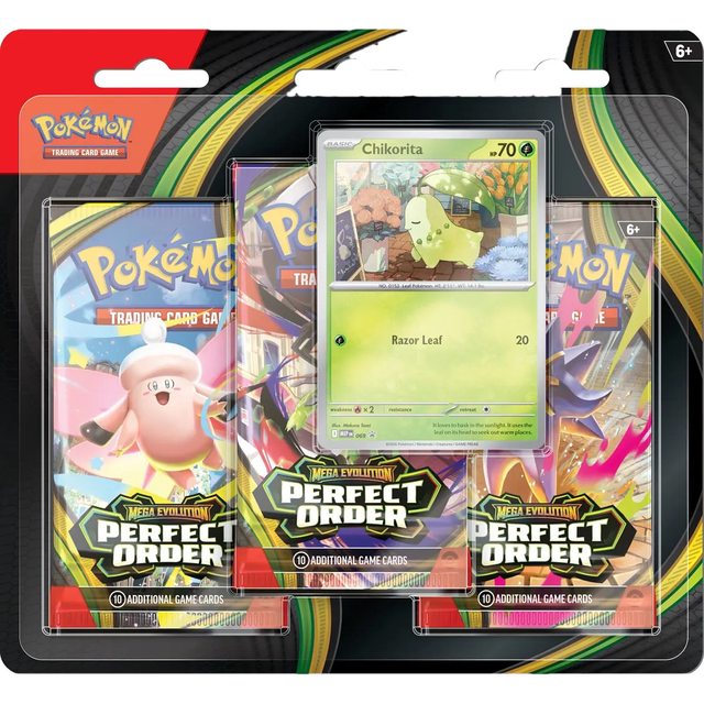Mega Evolution – Perfect Order – Blíster Pack – Ingles [PREVENTA] foto 1