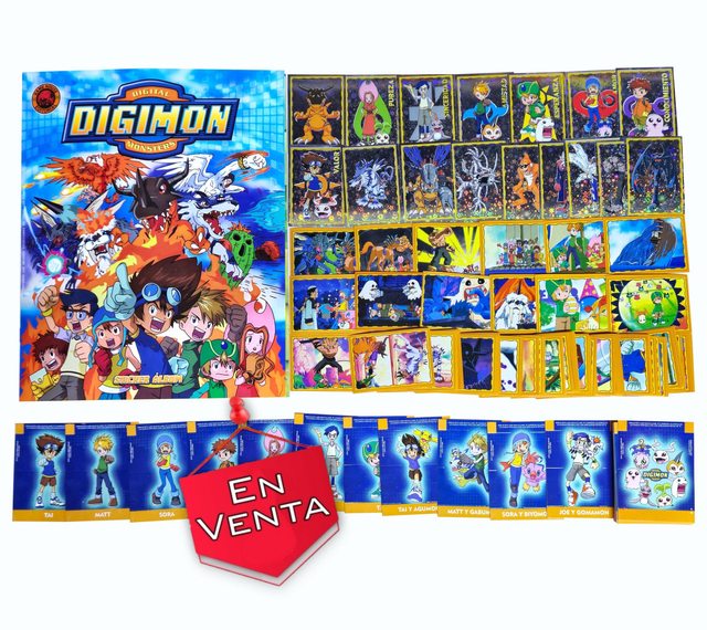 Digimon 1 V2 [Con Armables]: Álbum Completo A Pegar foto 1