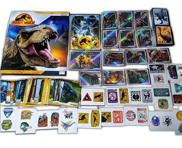 Jurassic World Dominion [Berlin]: Álbum Completo A Pegar + Cartas Colección foto 1