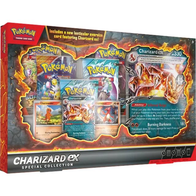 Scarlet & Violet – Surging Sparks – Charizard Ex - Special Collection – Ingles foto 1