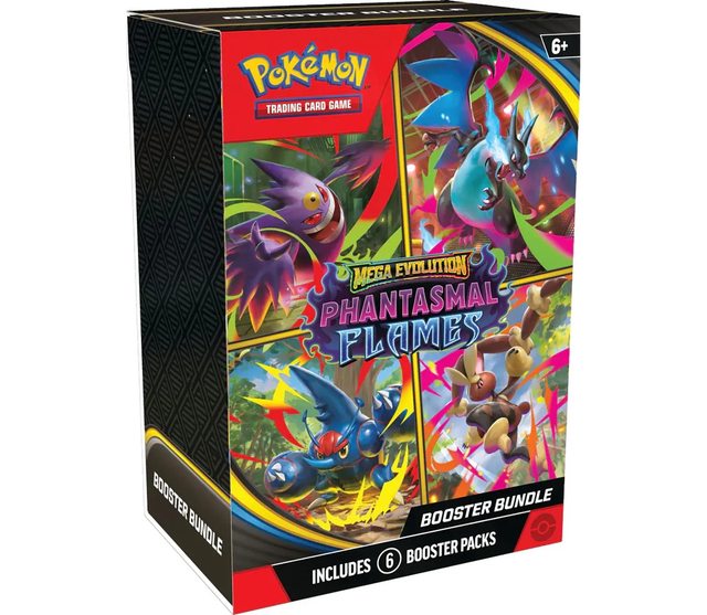 Mega Evolution – Phantasmal Flames – Booster Box – Ingles foto 1