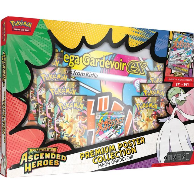 Mega Evolution – Ascended Heroes – Poster Collection  – [MEGA GARDEVOIR] Ingles [PREVENTA] foto 1