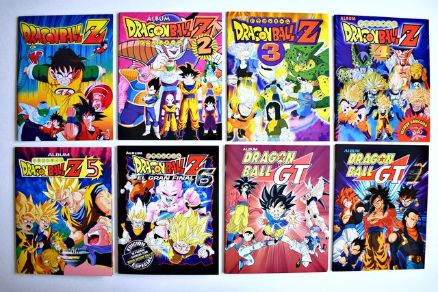 . Promos Dragon Ball Z / GT [Colección]: 8 Álbumes Completos A Pegar foto 1
