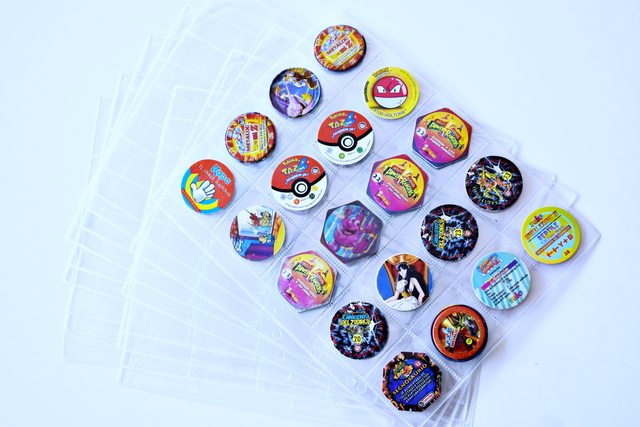 Hojas Protectoras Para Tazos & Promos [10 Unidades: Hojas Protectoras] foto 1