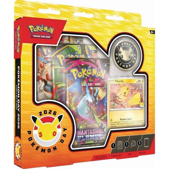 Pokémon TCG – POKEMON DAY 2026 COLLECTION – Ingles foto 1